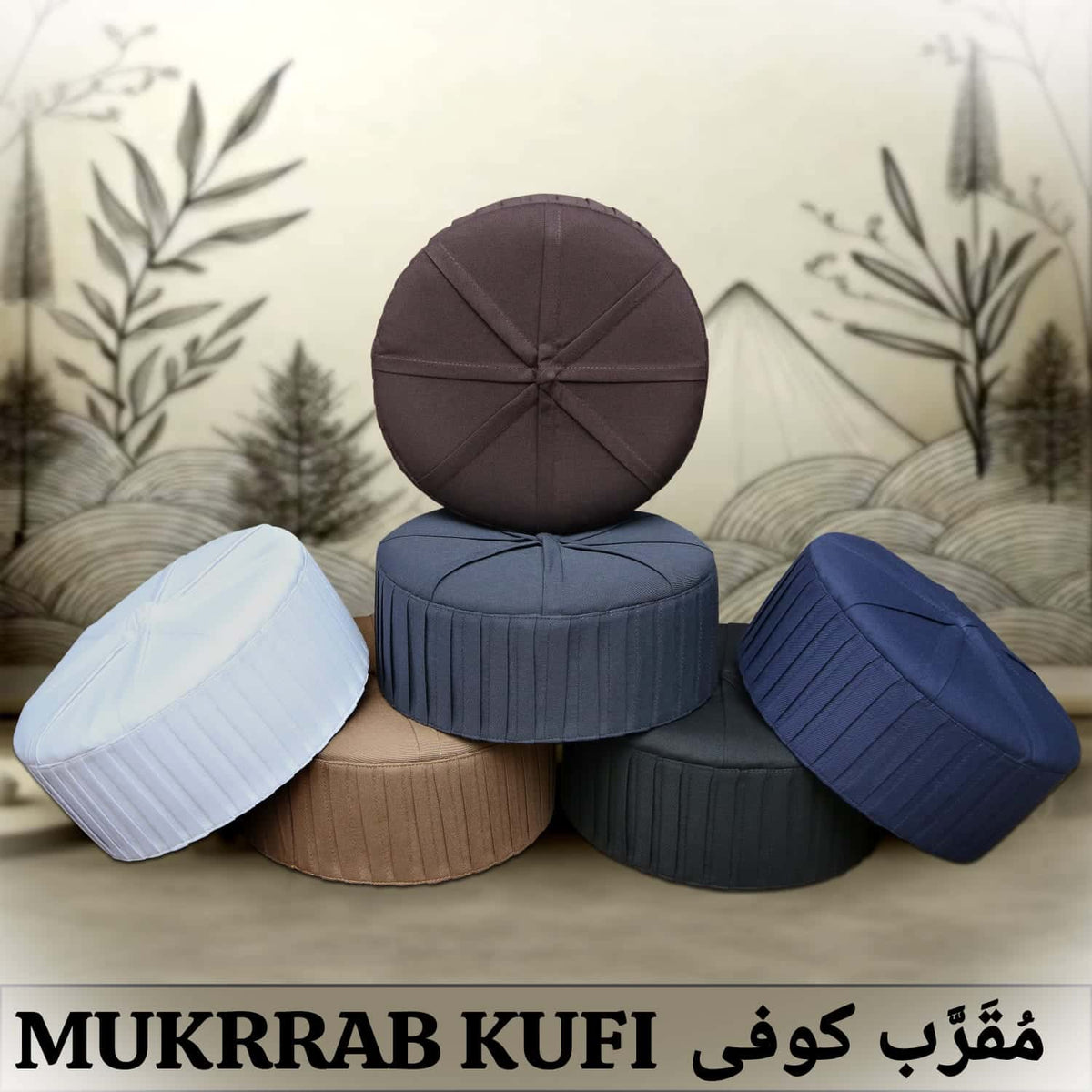 Muqarrab Kufi Traditional Islamic Prayer Hat