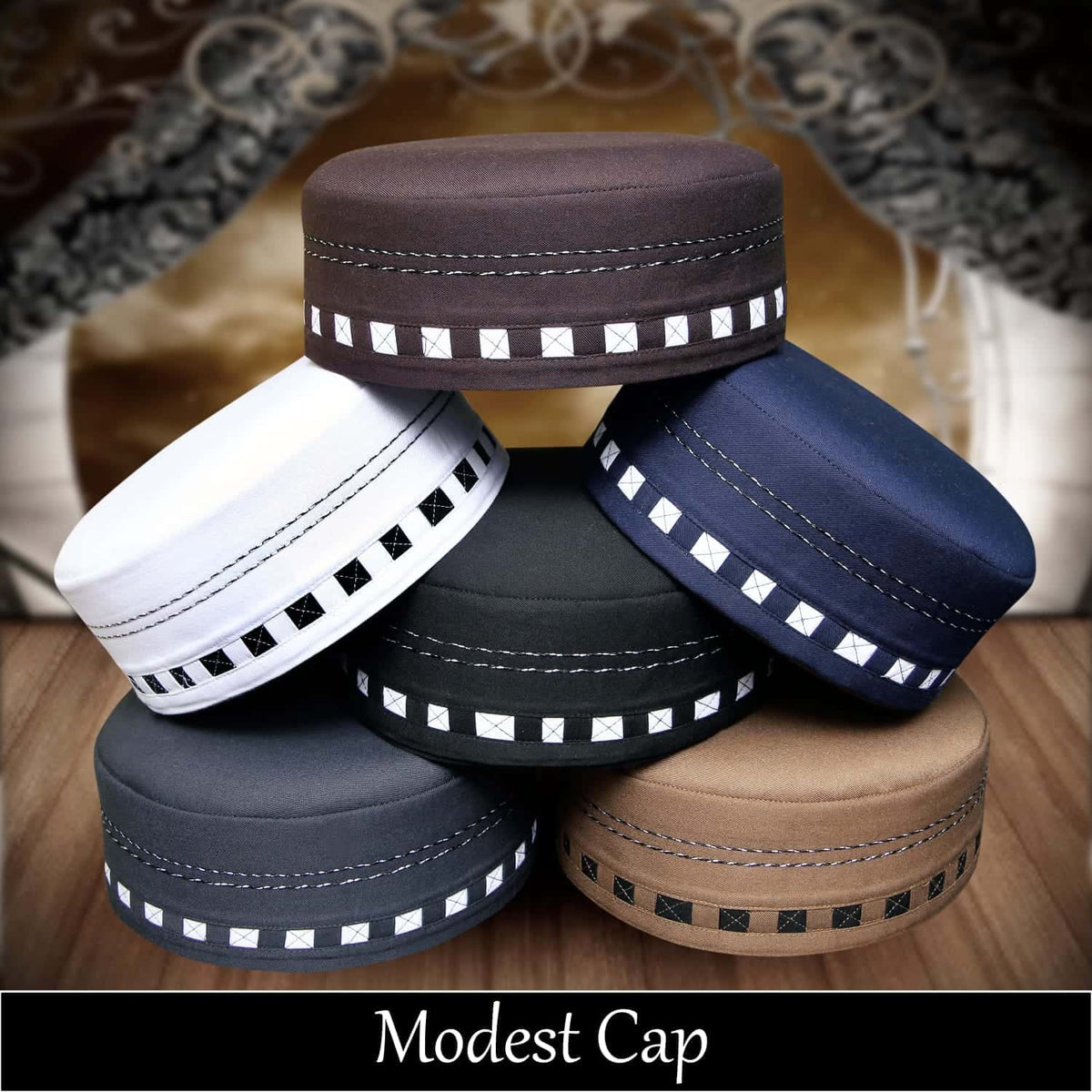 Modest Kufi Comfortable Islamic Skull Cap