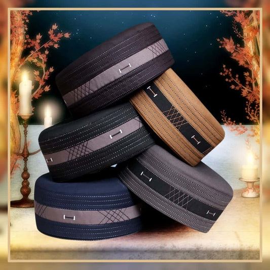 Intikhab Kufi Premium Islamic Prayer Cap for Men