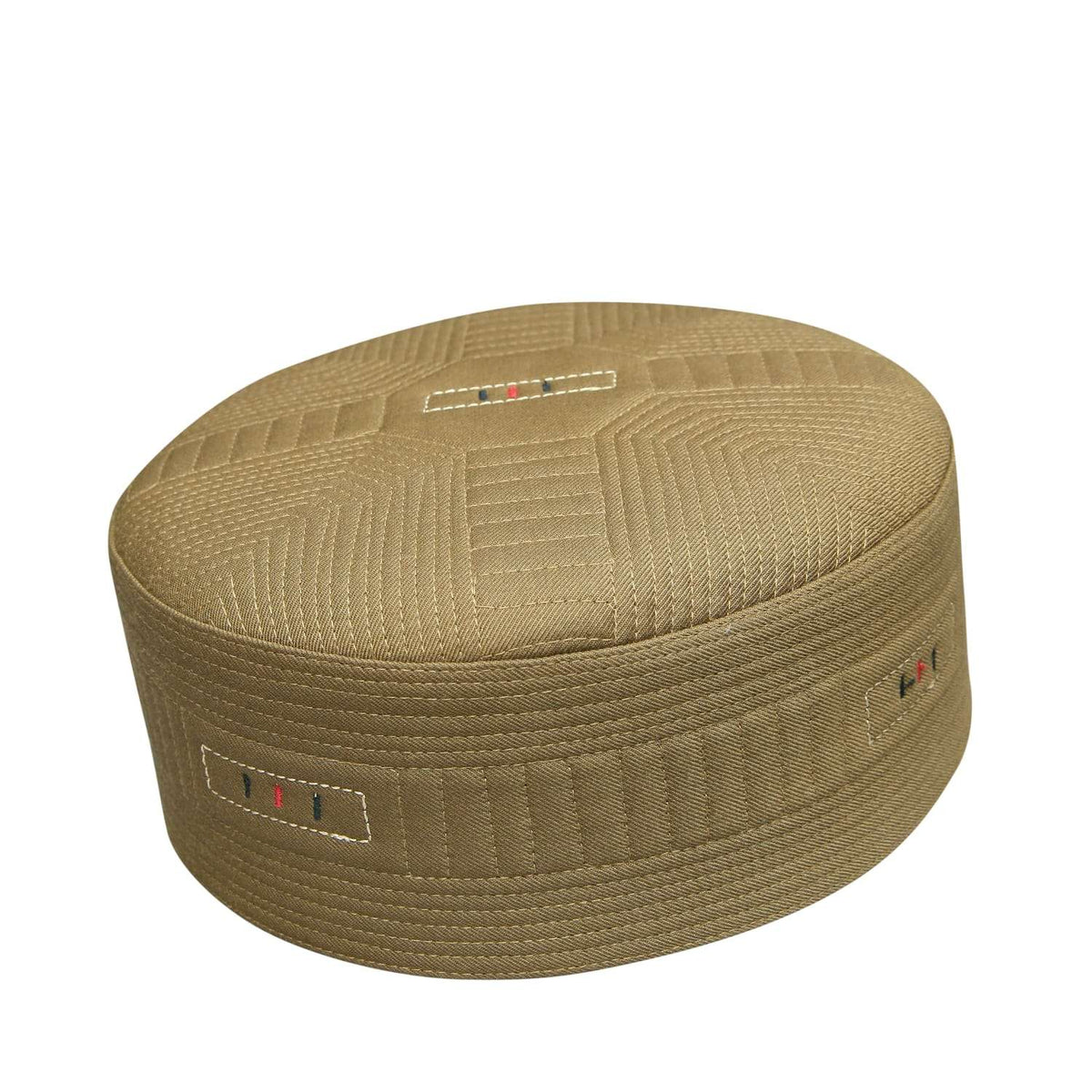 Golden Faaris Kufi Premium Embroidered Prayer Cap