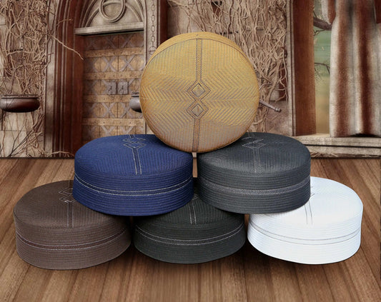 Shujaat Kufi Premium Islamic Prayer Cap for Men