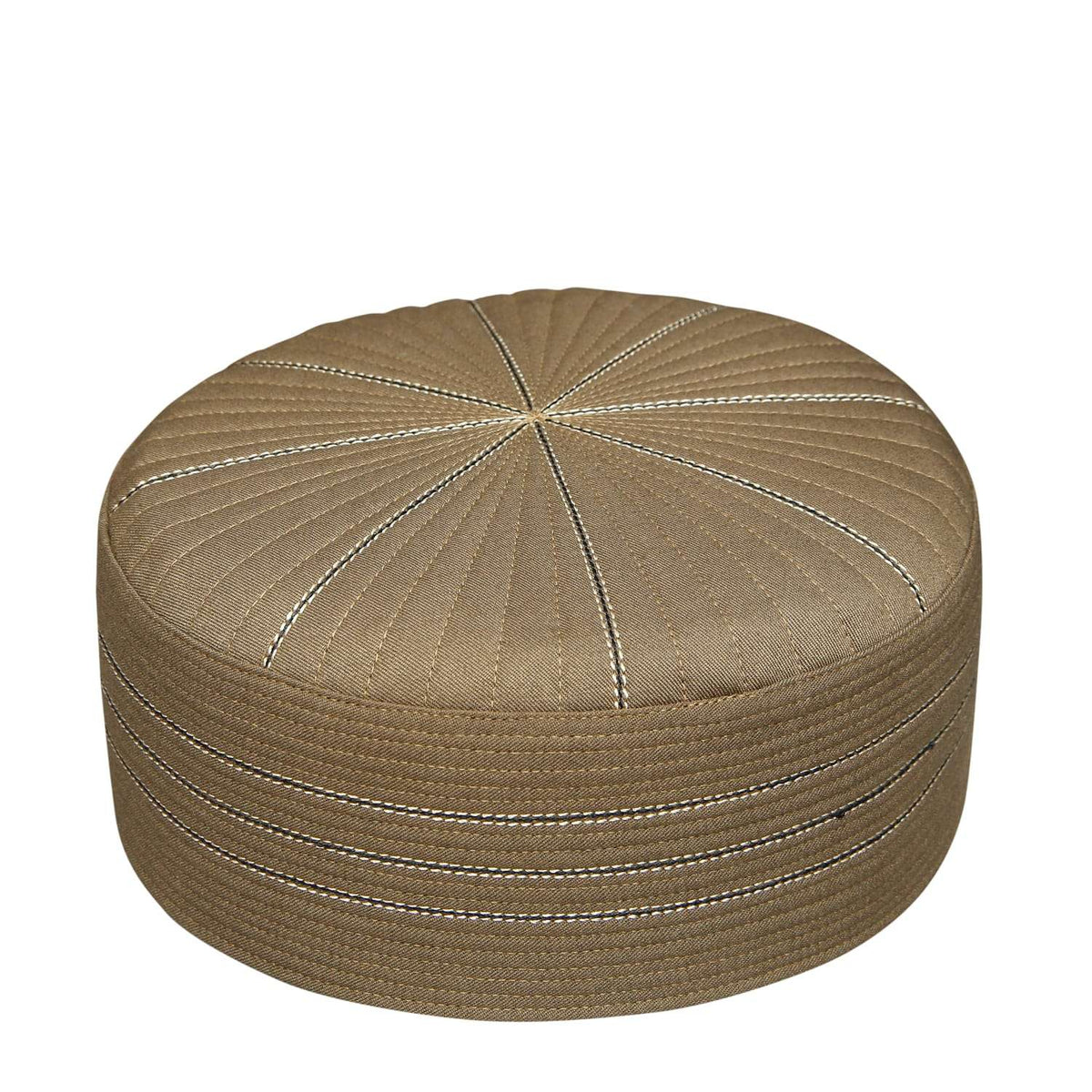 Golden Urwa Kufi Premium Embroidered Islamic Cap