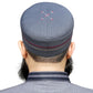 Gray Kamal Kufi Elegant Royal Kufi Hat