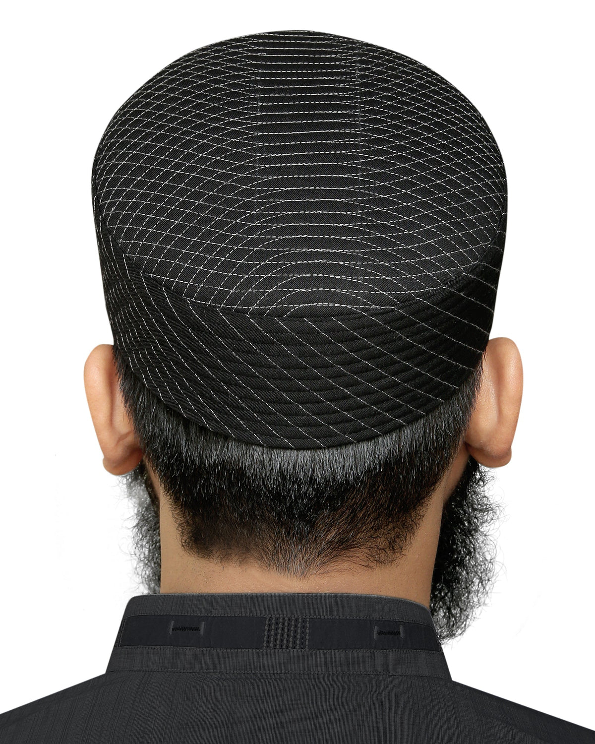 Brown Asmar Kufi Traditional Everyday Prayer Hat