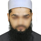 White Asmar Kufi Classic Muslim Namaz Topi