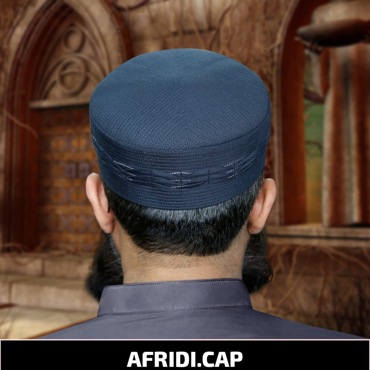 Afridi Kufi Elegant Traditional Muslim Prayer Hat