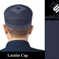 Navy Blue Latafat Kufi Stylish Daily Salah Cap