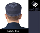 Navy Blue Latafat Kufi Stylish Daily Salah Cap