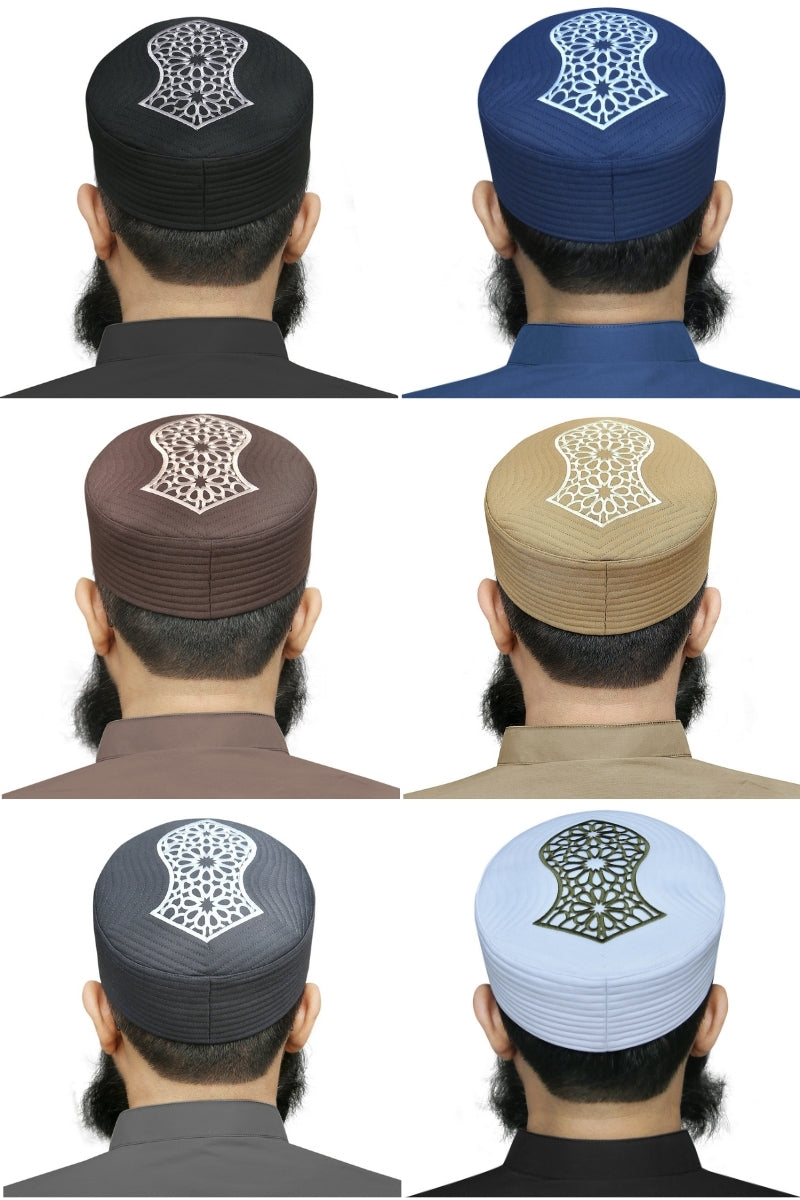 Mujtaba Nalain Kufi Premium Islamic Prayer Cap