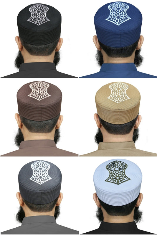Mujtaba Nalain Kufi Premium Islamic Prayer Cap