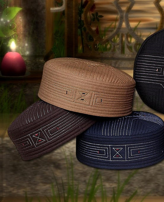 Shams Kufi Elegant Traditional Prayer Hat