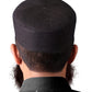 Black Safwan Kufi Premium Islamic Prayer Cap for Men