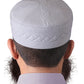 White Shaiq Kufi Classic Muslim Namaz Topi