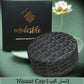Grey Nisaar Kufi Refined Embroidered Muslim Skull Cap