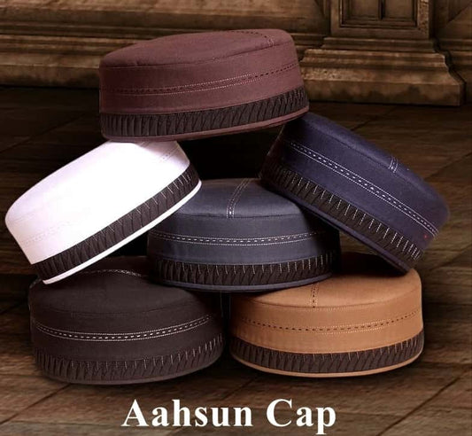 Aashun Kufi Elegant Traditional Prayer Hat