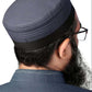 Gray Huraira Kufi Comfortable Muslim Skull Cap