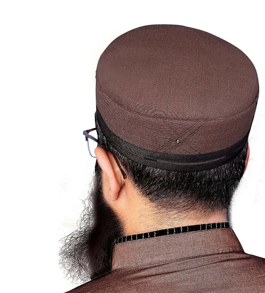 Marhaba Kufi Premium Islamic Prayer Cap for Men