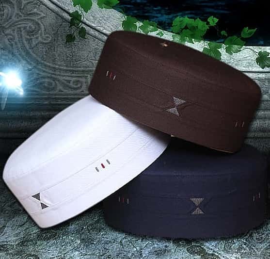 Arqam Kufi Premium Namaz Topi for Men