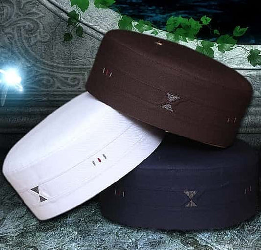 Arqam Kufi Premium Namaz Topi for Men