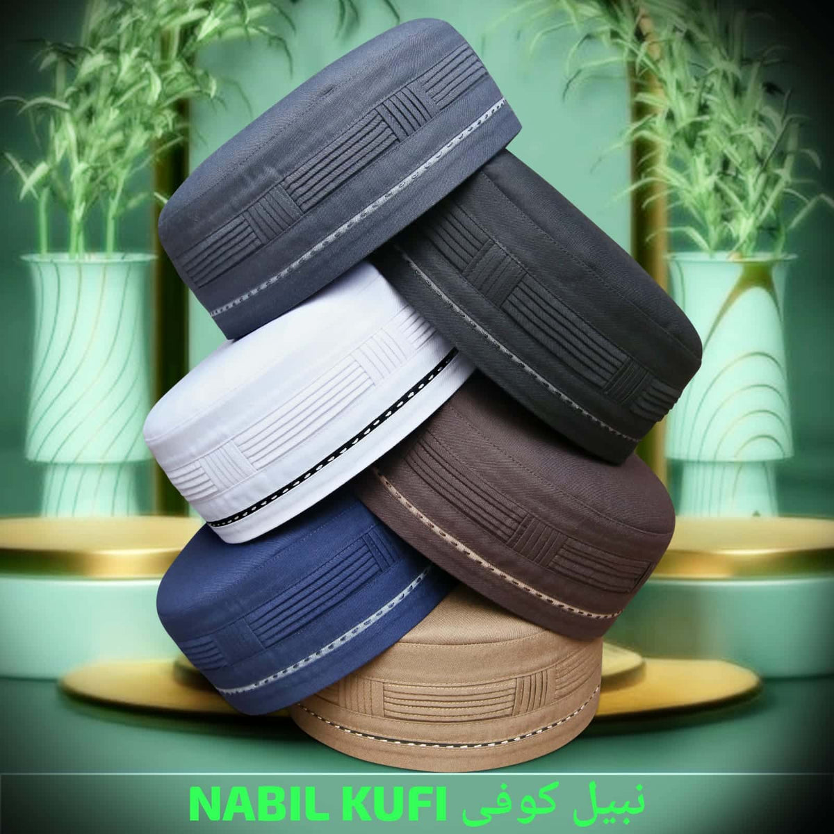 Nabeel Kufi Traditional Daily Prayer Hat