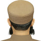 Golden Tehseen Kufi Premium Embroidered Muslim Cap