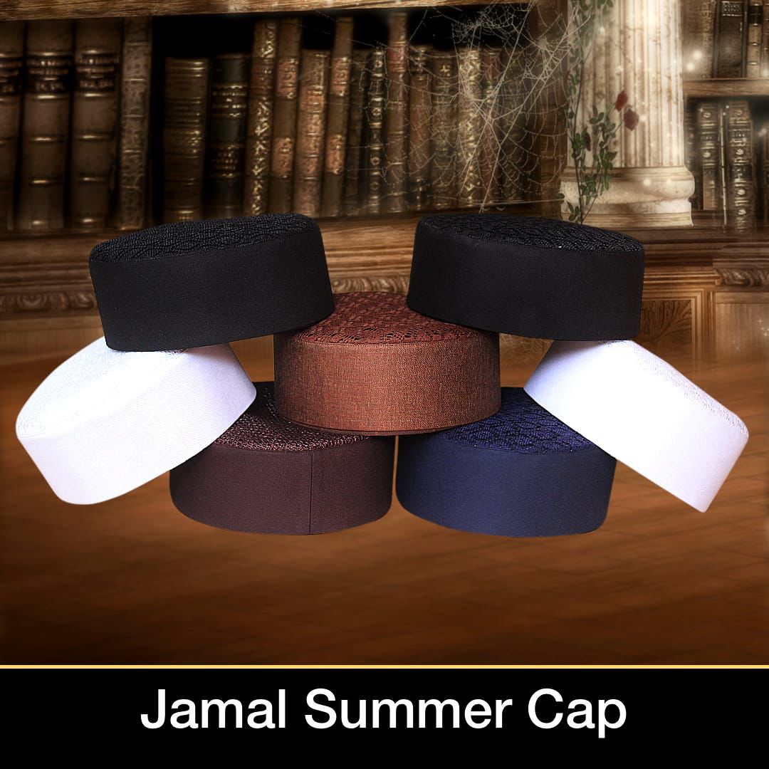 Jamal Summer Kufi Lightweight Islamic Prayer Cap