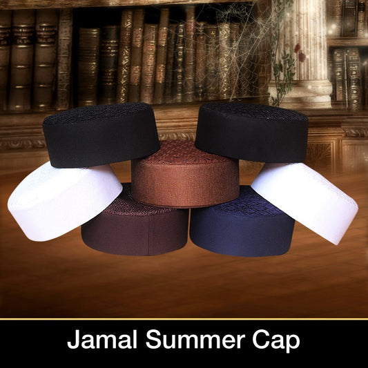 Jamal Summer Kufi Lightweight Islamic Prayer Cap