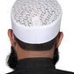 White Jamal Summer Kufi Classic Lightweight Namaz Topi