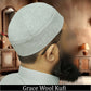 Elegant Winter Salah Cap Grace wool koofi