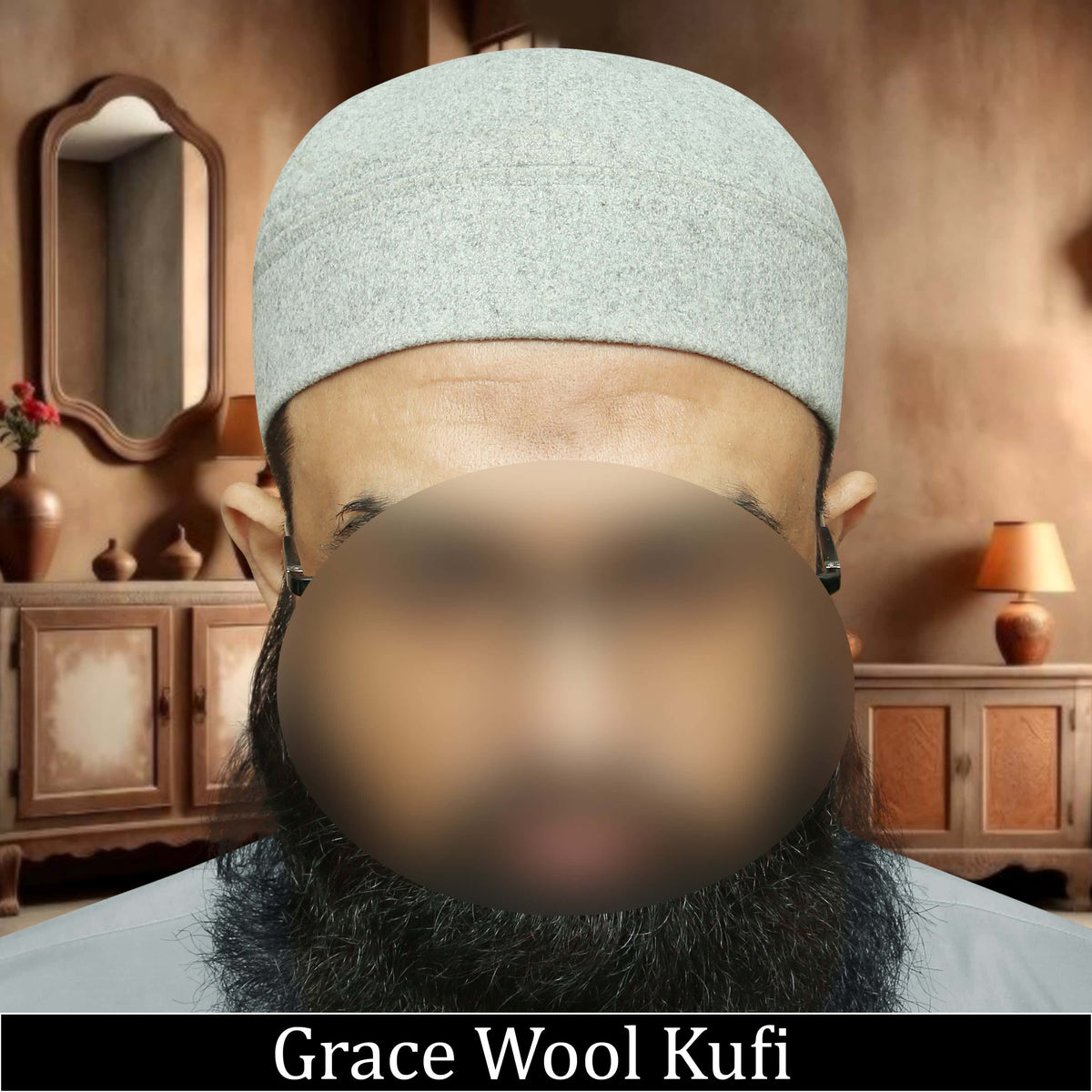 Muslim Prayer Hat Grace Wool Kufi Soft Traditional