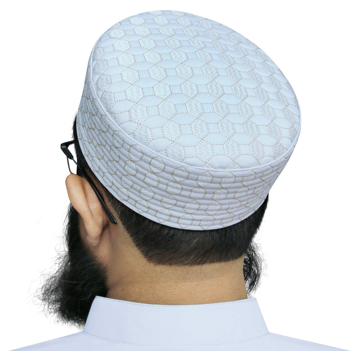 "Muslim Fayyad Prayer Kufi Hat For Mens"