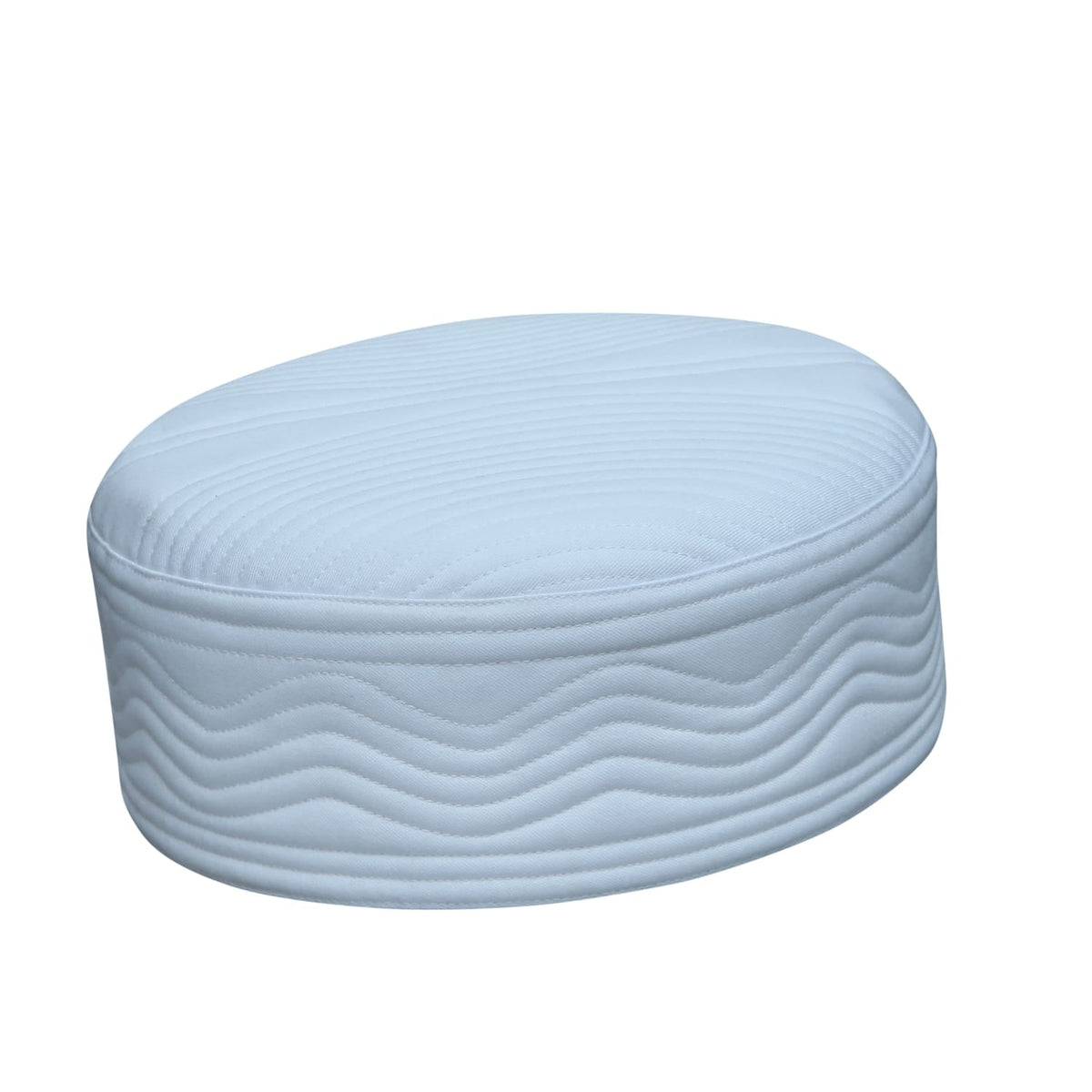 White Nafees Kufi Classic Muslim Namaz Topi