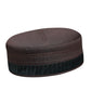 Brown Aashun Kufi Elegant Traditional Prayer Hat