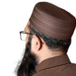 Brown Habibi Kufi Classic Daily Wear Namaz Topi