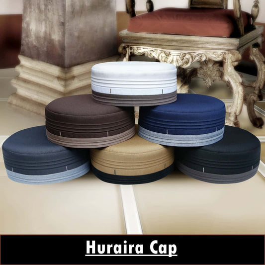 Huraira Kufi Premium Islamic Prayer Cap for Men