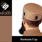 Golden Hashaam Kufi Premium Embroidered Islamic Cap