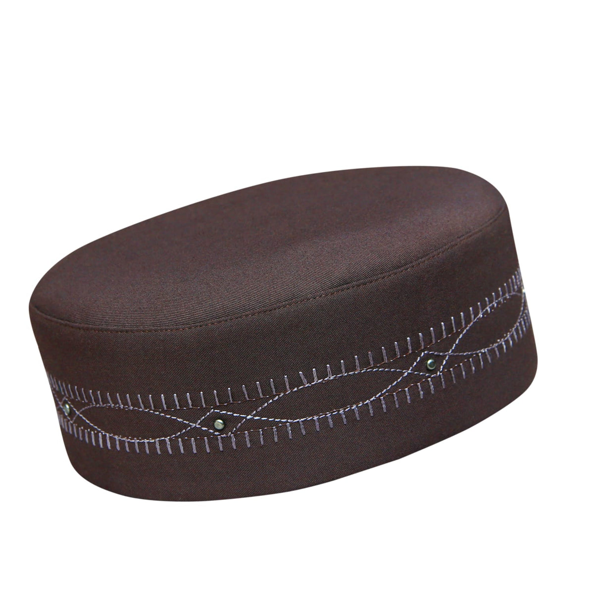 Brown Katib Kufi Traditional Daily Prayer Hat