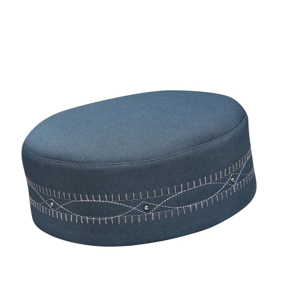 Grey Katib Kufi Soft Comfortable Islamic Skull Cap