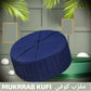 Navy Blue Muqarrab Kufi Premium Muslim Skull Cap