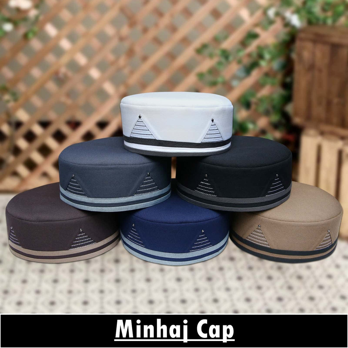 Minhaj Kufi Premium Islamic Prayer Cap for Men