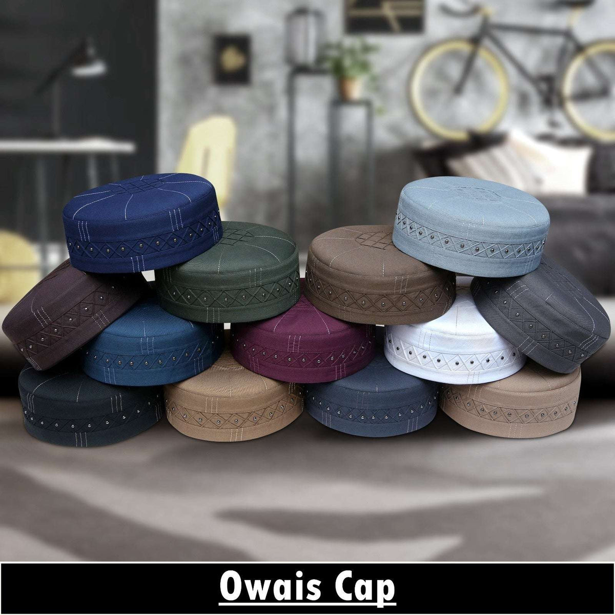 Owais Kufi Premium Islamic Prayer Cap for Men