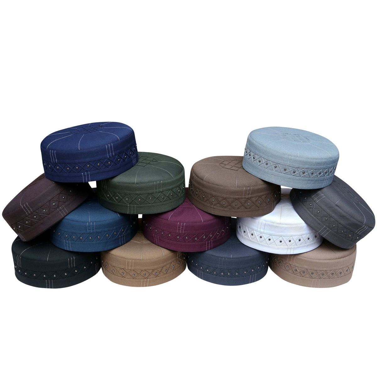 "Muslim Owais Prayer Kufi Hat For Mens-Superior Comfort and a Stylish Look"