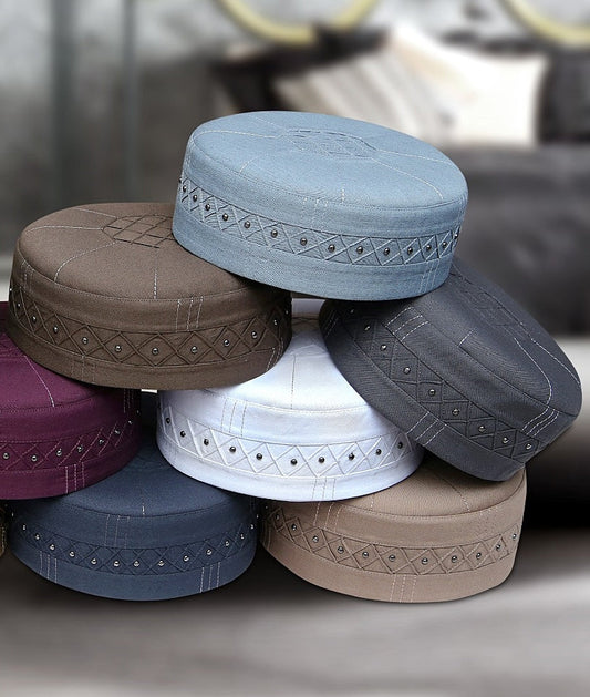 Owais Kufi Traditional Muslim Prayer Hat