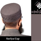 Grey Saariya Kufi Soft Comfortable Islamic Skull Cap