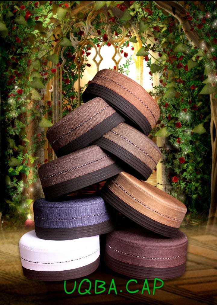 Uqba Kufi Classic Muslim Namaz Topi