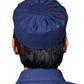 Blue Umar Kufi Elegant Traditional Muslim Prayer Hat