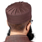 Brown Umar Kufi Classic Daily Namaz Topi