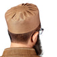 Golden Umar Kufi Premium Embroidered Islamic Cap