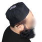 Black Jamal Wool Kufi Premium Winter Islamic Prayer Cap