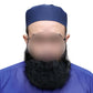 Navy Blue Jamal Wool Kufi Elegant Winter Salah Cap